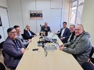 Diretoria do CRM-PR recebe visita Secretrio de Estado das Cidades, Guto Silva