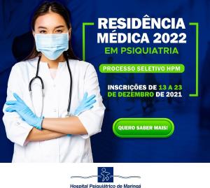 Hospital Psiquitrico de Maring realiza em dezembro processo seletivo para residncia mdica