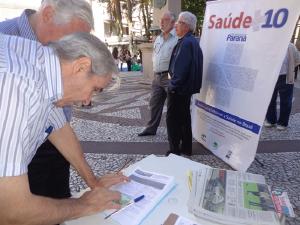 Entidades de saúde mobilizam população em prol do Saúde +10