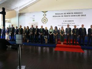 No Dia Nacional da Saúde, Medalha de Ordem do Mérito é entregue a nomes relevantes para a Medicina
