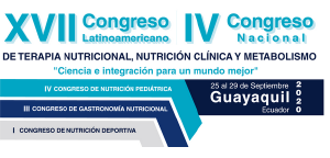 XVII Congresso Latinoamericano de Terapia Nutricional, Nutrio Clnica e Metabolismo