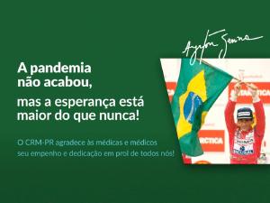 Perseverana, lio em clipe com Ayrton Senna para realar papel heroico dos profissionais de sade