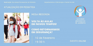 Pediatras preparam live gratuita aos pais com orientaes sobre a volta s aulas com segurana