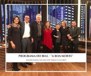 Cuidados paliativos so tema do Conversa com Bial