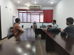 Representao Regional de Maring recebe representantes de Liga Acadmica da UEM