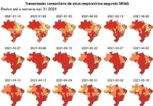 InfoGripe indica possvel retomada do crescimento de casos e bitos por SRAG