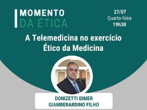 Evento do CRM-SC discute a telemedicina com palestra de Donizetti Dimer Giamberardino Filho