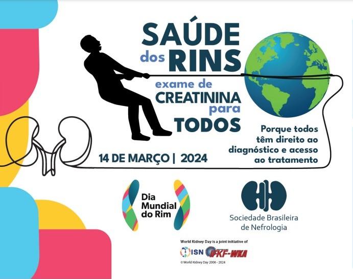 Sociedade Brasileira de Nefrologia promove campanha do Dia Mundial do Rim  2024 - Portal CRM-PR