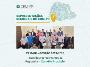 CRM-PR empossa novos representantes da sede regional em Cornlio Procpio