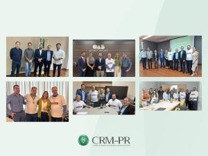 Presidente do CRM-PR visita instituies de sade de Apucarana, Arapongas e Londrina