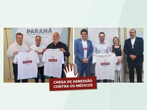 Campanha de combate  violncia contra mdicos ganha apoio de autoridades do Estado