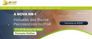 Associao Paranaense de Medicina do Trabalho promove curso online sobre nova NR-1