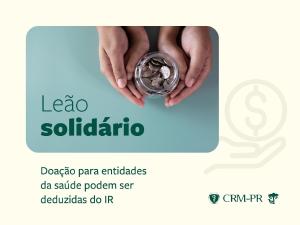 Destina��o do Imposto de Renda permite apoiar entidades da �rea da sa�de